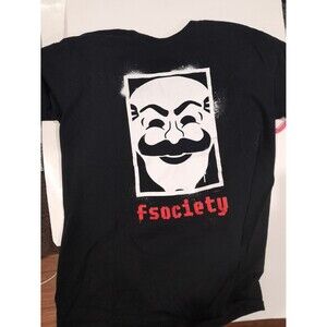Mens Graphic T Shirt Mr. Robot Loot crate exclusive fsociety. Sz L